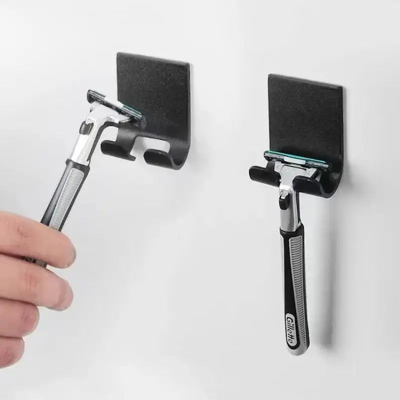 Multi-Purpose Storage Hook or Razor Holder - Stainless Steel or Black