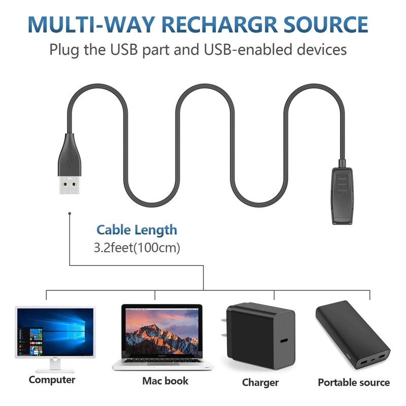 100cm USB Charging Cable for Garmin Approach & Forerunner