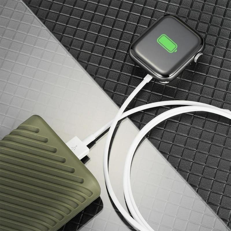 Magnetic wireless fast charger for Apple Watch with USB or Type C connection
