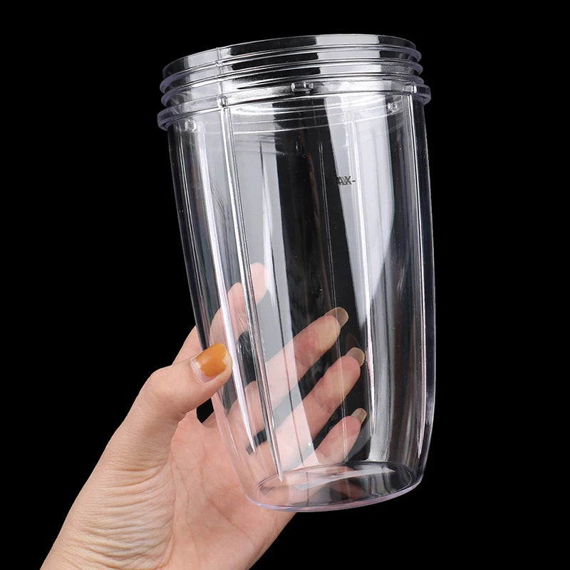 NutriBullet juicer cup showing clear polycarbonate material