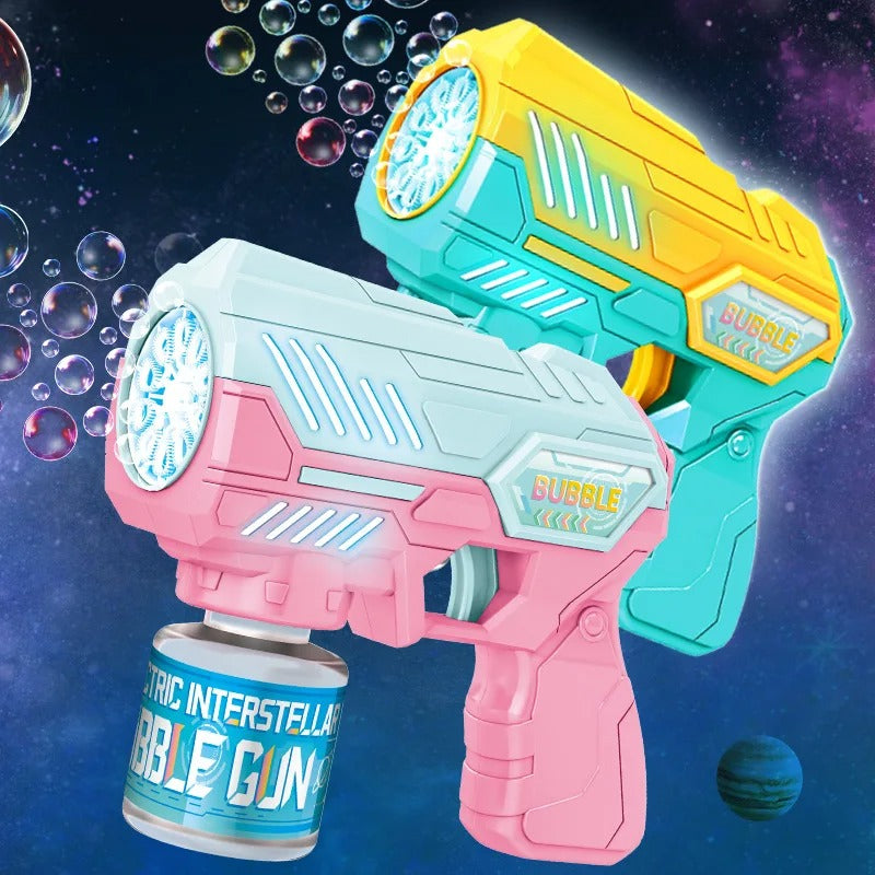 Automatic Electric Light Up Bubble Gun
