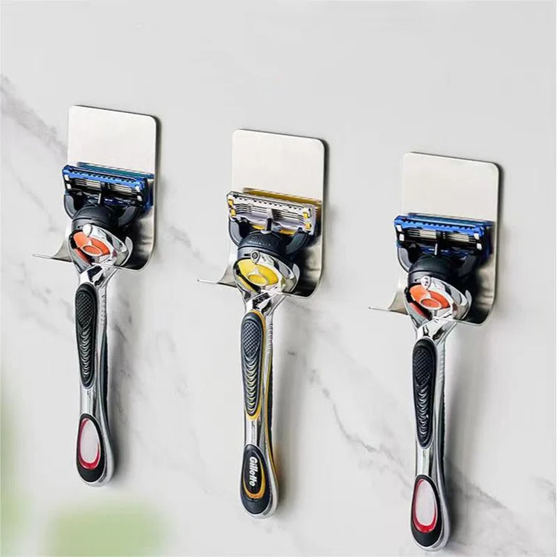 Multi-Purpose Storage Hook or Razor Holder - Stainless Steel or Black