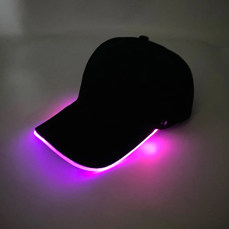 Light Up LED Glowing Baseball Hat / Cap