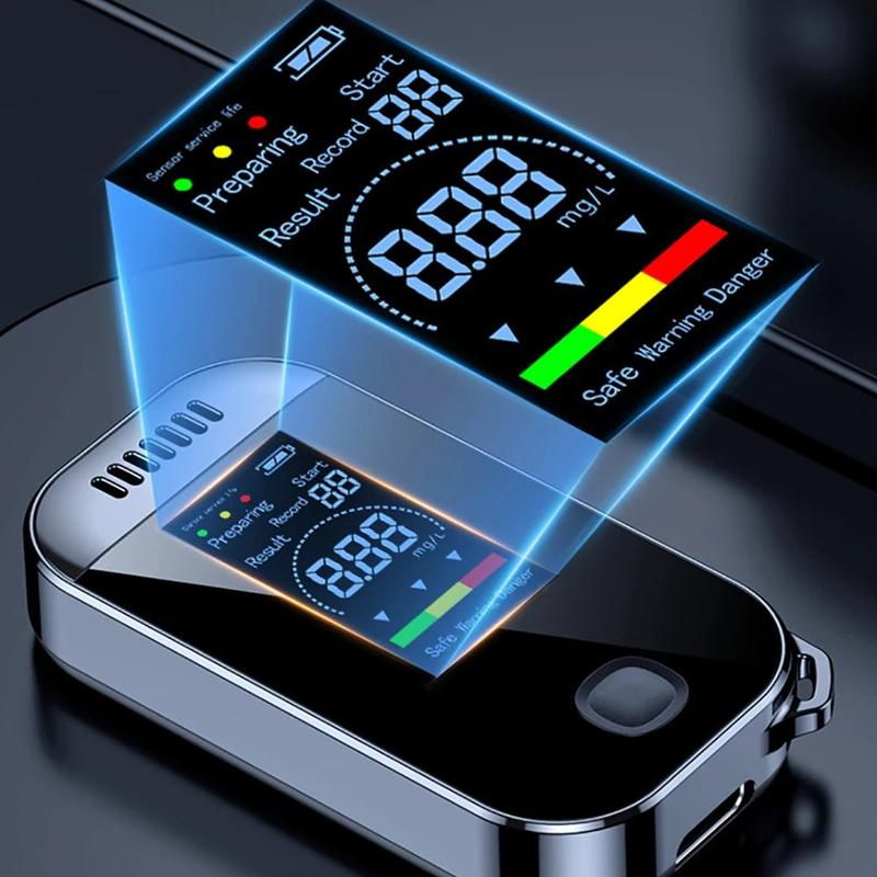 Digital Non-Contact Breath Alcohol Tester with LCD Display