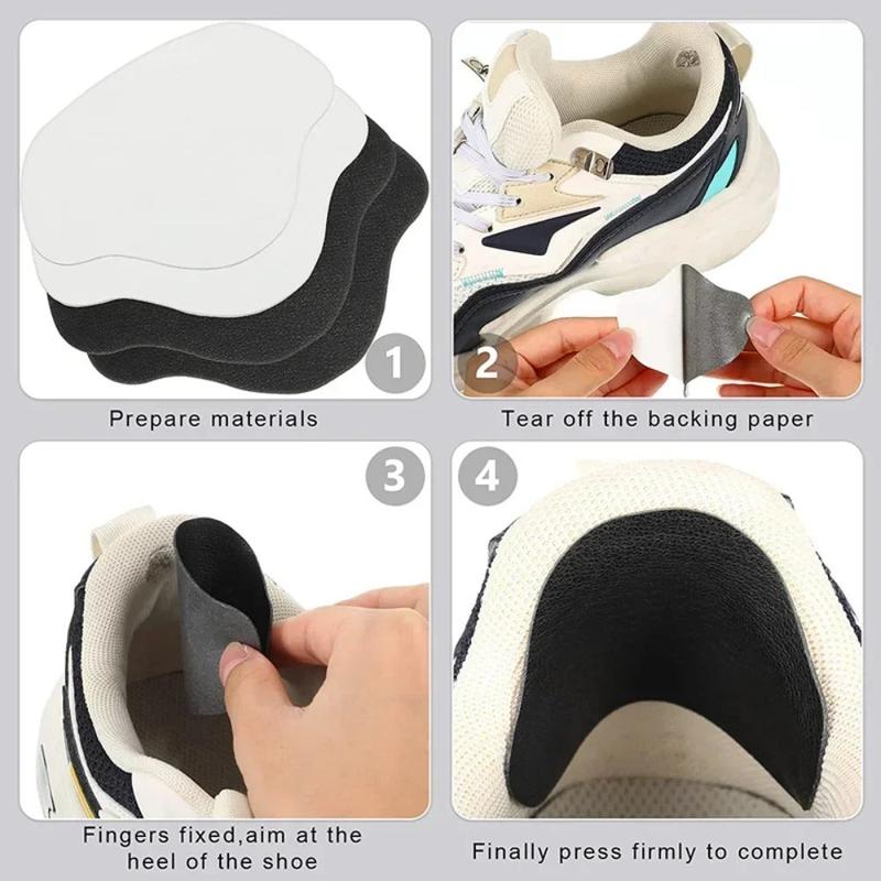 6-Piece Round Self-Adhesive Shoe Heel Repair Patches