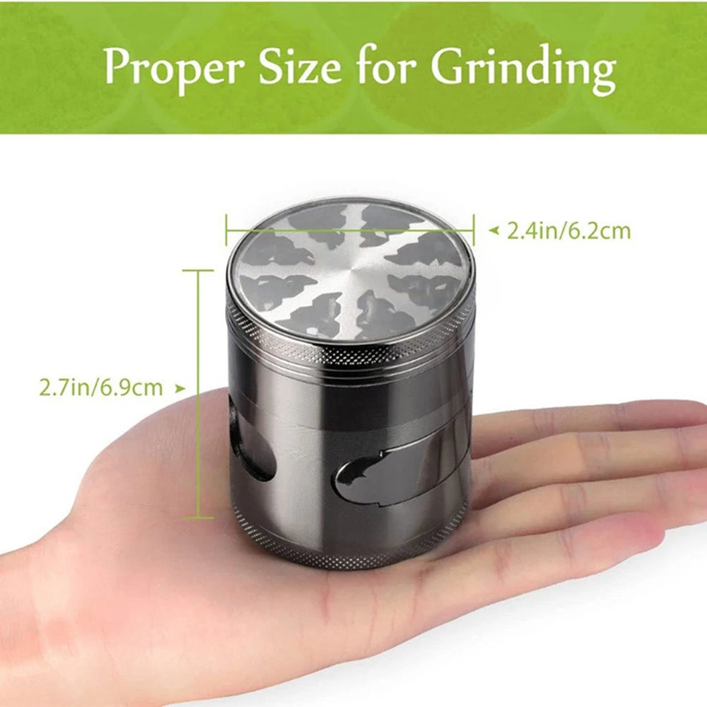 Four-layer Premium Herb Grinder 62mm with window