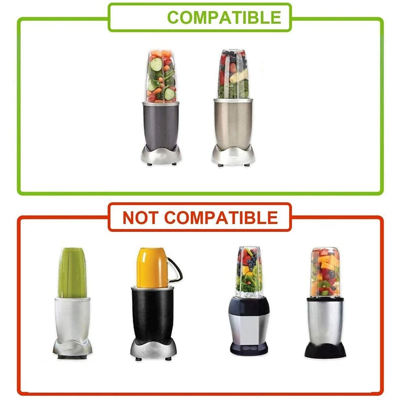 Close-up view of NutriBullet extractor blade cross design