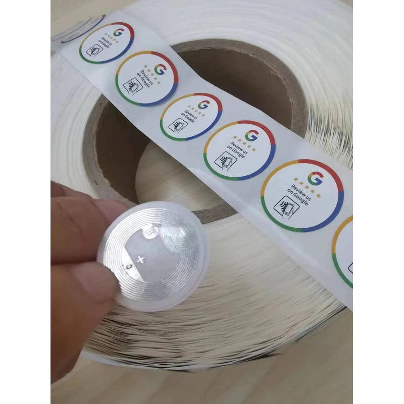 Multiple Google Review NFC stands available