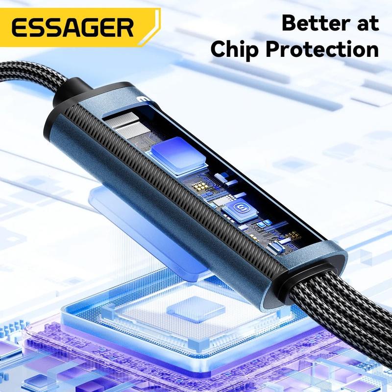 Essager charging cable specifications and fast charging compatibility details