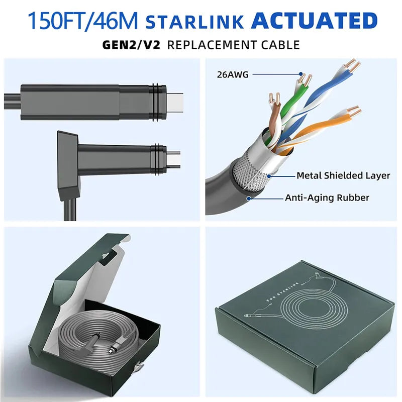 Starlink V2 replacement cable packaging