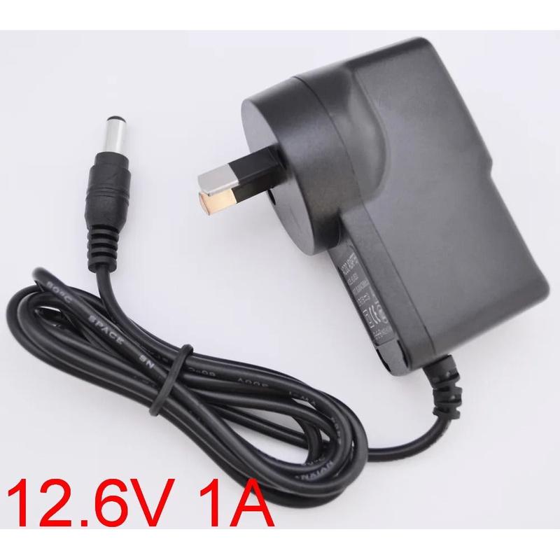 1A lithium battery charger voltage options display