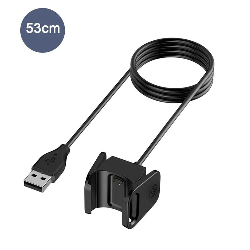 USB charging cable with dock for Fitbit Charge 3 and 4