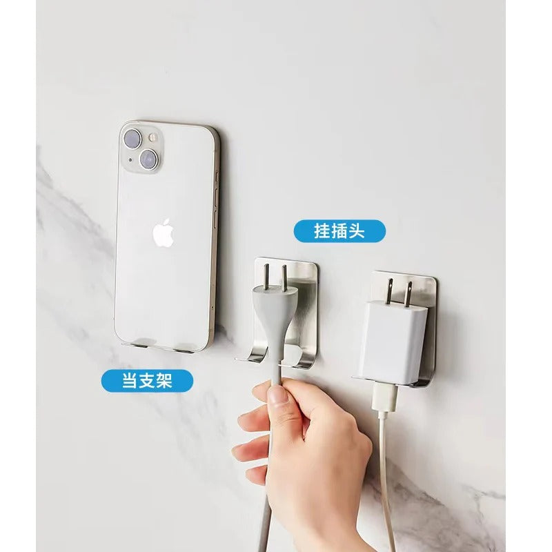 Multi-Purpose Storage Hook or Razor Holder - Stainless Steel or Black