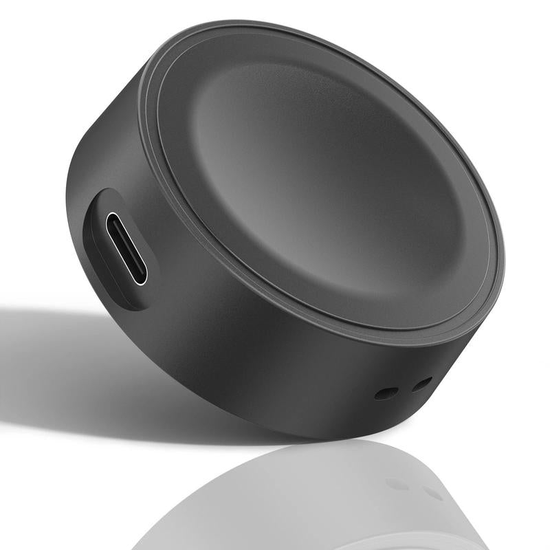 Samsung Galaxy Watch charging dock single head charger on white background