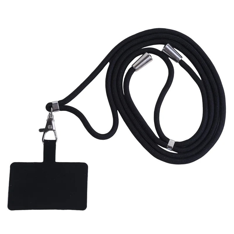 Phone lanyard with carabiner attachment for keys
