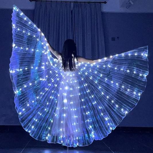 Stunning LED Luminous Butterfly Dance Wings for Fluorescent Shows & Performances
