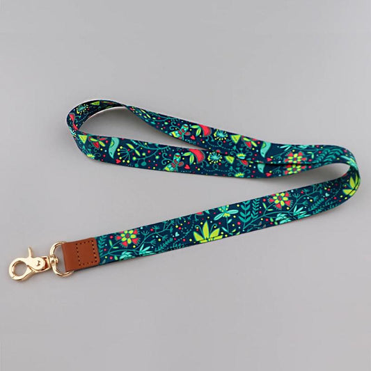 Flower Series Clip Lanyard