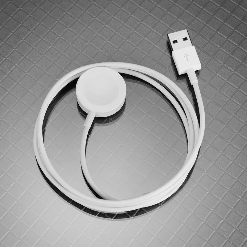 Apple Watch magnetic charger showing secure connection