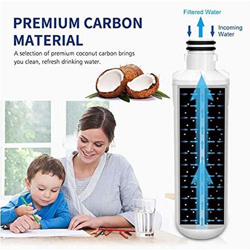 Compatible LG GF-1000P water filter for refrigerators