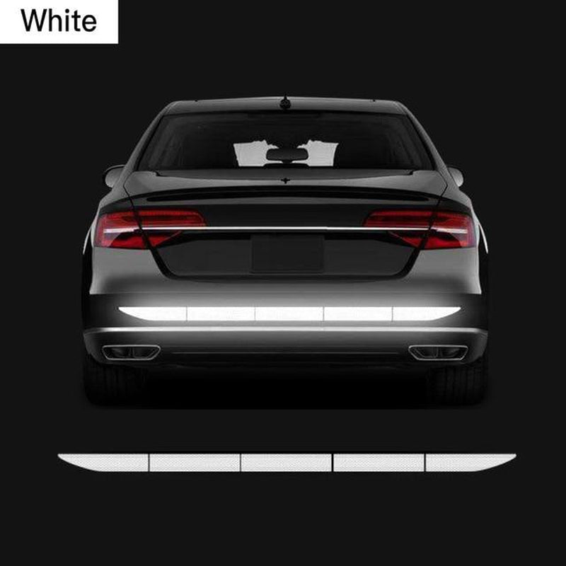 Diamond reflective car safety stickers close-up view