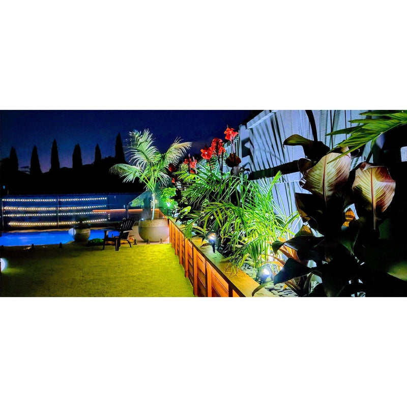 Professional garden lighting design consultation examples