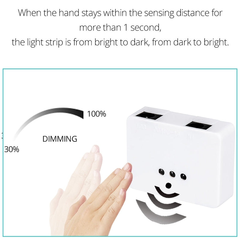 LED motion sensor switch packaging