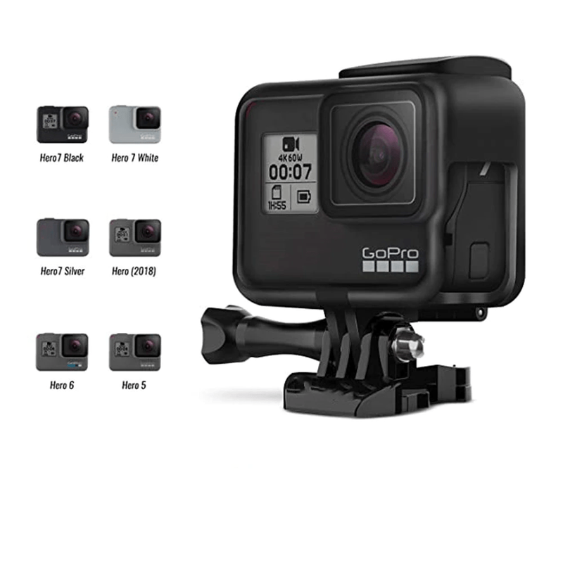 GoPro Hero frame mount showing access ports