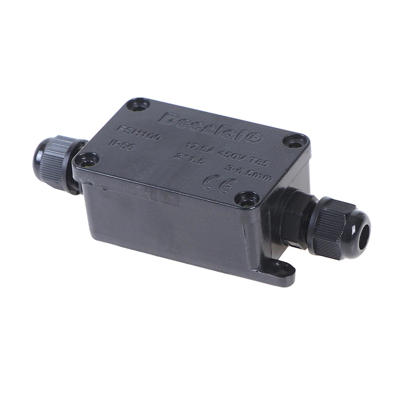 2 Way IP66 Outdoor Waterproof Cable Connector Junction Box With Terminal Block