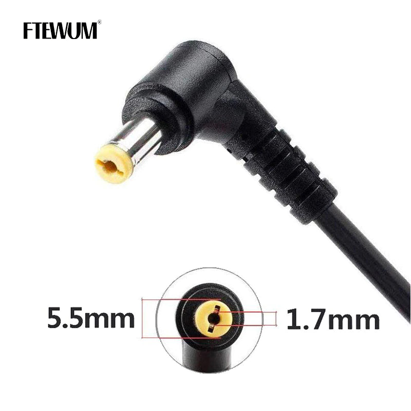 Power adapter for Acer 65W 19V 3.42A Charger - 5.5x1.7mm Connector (Power cord not included)