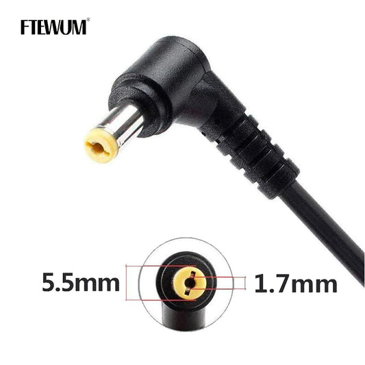 Power adapter for Acer 65W 19V 3.42A Charger - 5.5x1.7mm Connector (Power cord not included)