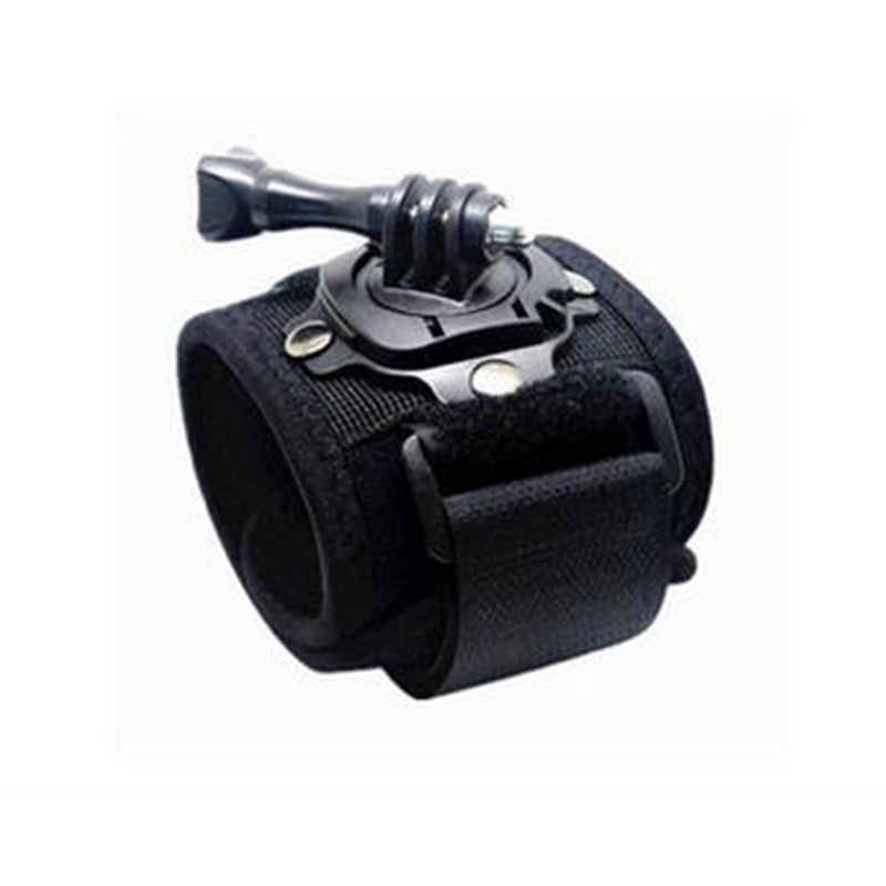 Adjustable wrist strap mount for GoPro cameras