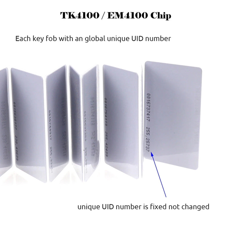RFID KeyCard 125khz ID TK4100 / EM4100