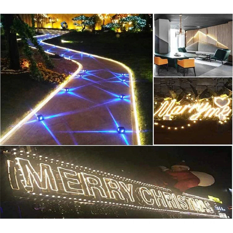 12V LED NEON Strip Light Waterproof IP67 2835 120Led/m, Edge lit, 5m or 10m