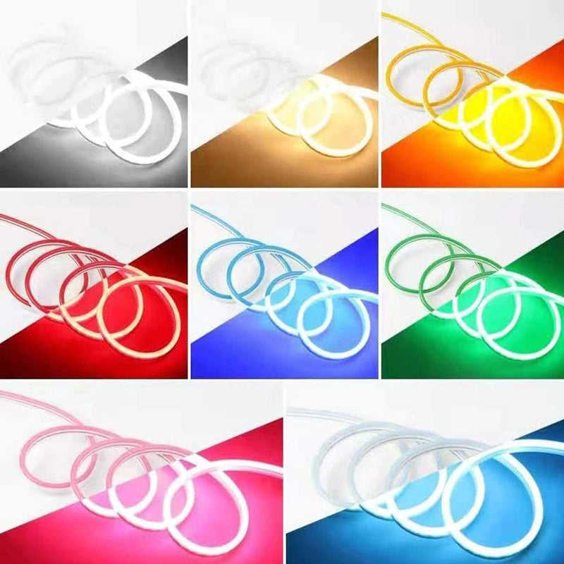 12V LED NEON Strip Light Waterproof IP67 2835 120Led/m, Edge lit, 5m or 10m