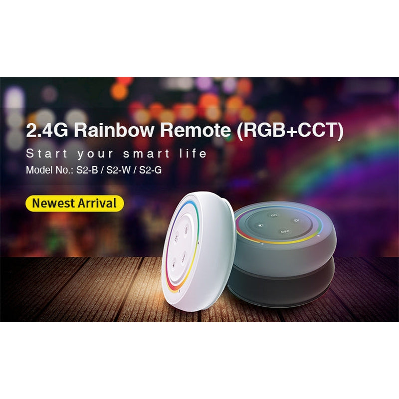 Miboxer 2.4G remote control with LED lighting setup