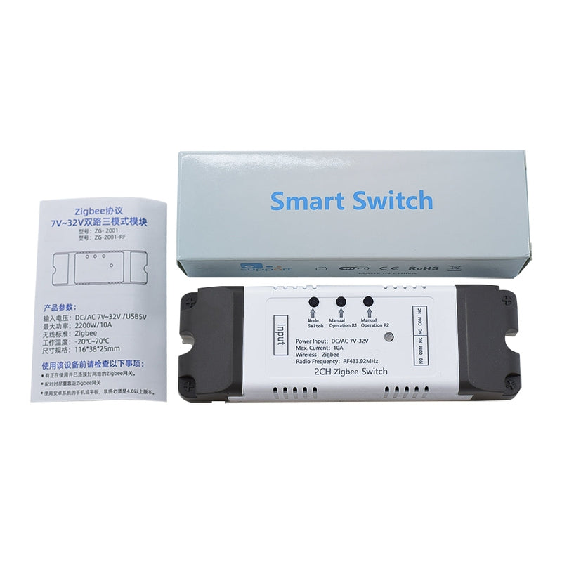 ZigBee relay module wiring diagram