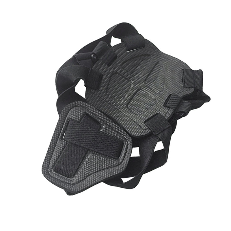 Pet harness for GoPro Hero showing padded construction and adjustable straps