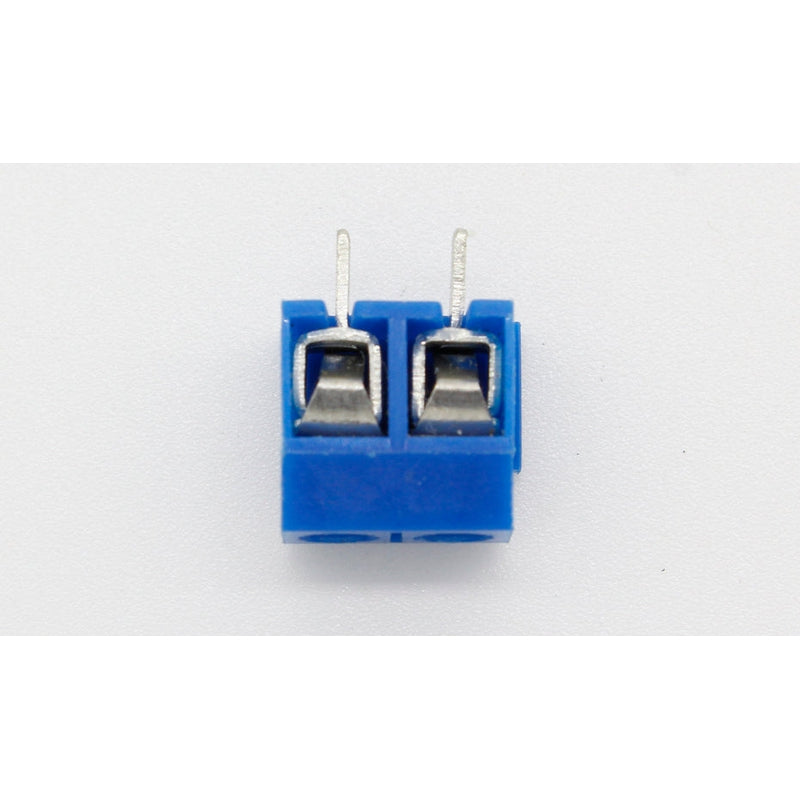 KF301-2P terminal block showing screw connection detail