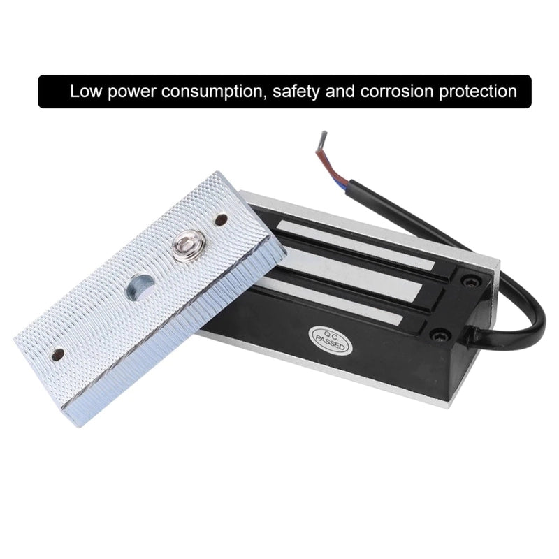 Electric magnetic lock showing metal construction