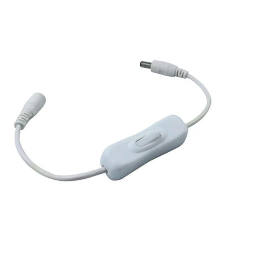 Inline switch for 12V power / LED light - 5.5x2.1mm DC Connector Jack-Sparts NZ