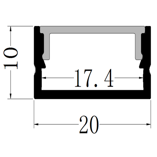 LED Aluminium Extrusion Profile strip ADW