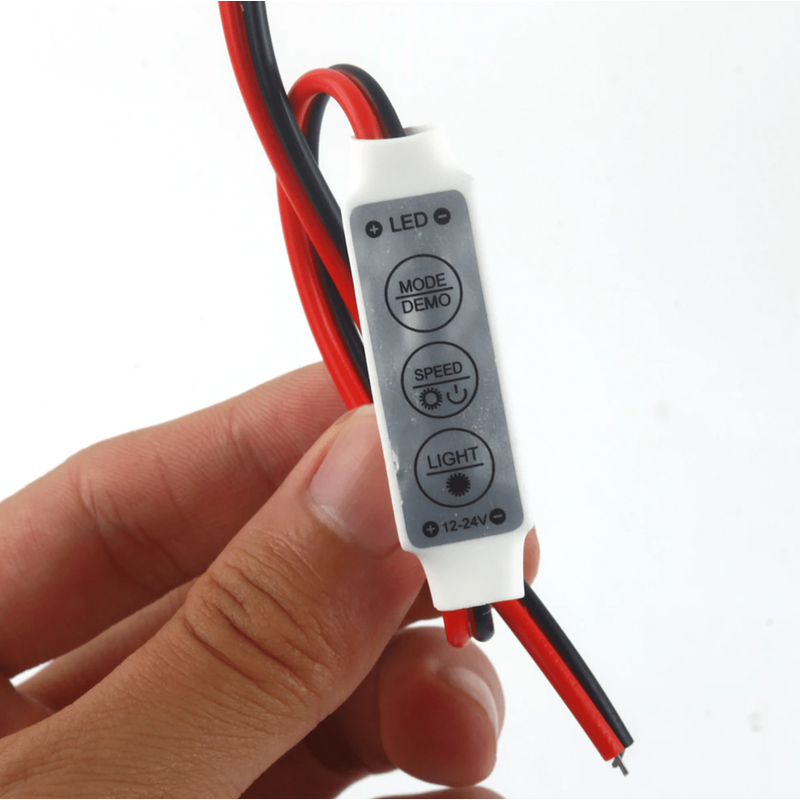 LED Strip Mini 3 Key Controller for single colour LED strips
