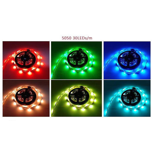 5m LED Strip 12V 5050 / 5054 LED, RGB 30led/m (150 LED's)-Sparts NZ