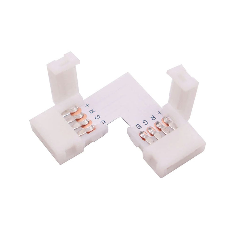T-shape LED strip connector for joining strips