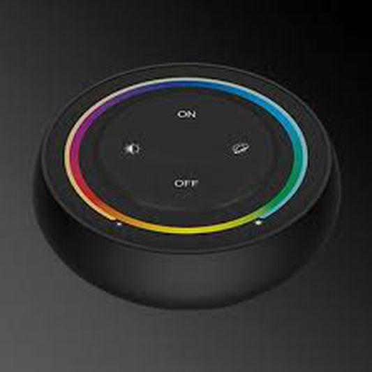 Miboxer 2.4G Rainbow RGB+CCT LED Remote Control, Round, White/Black