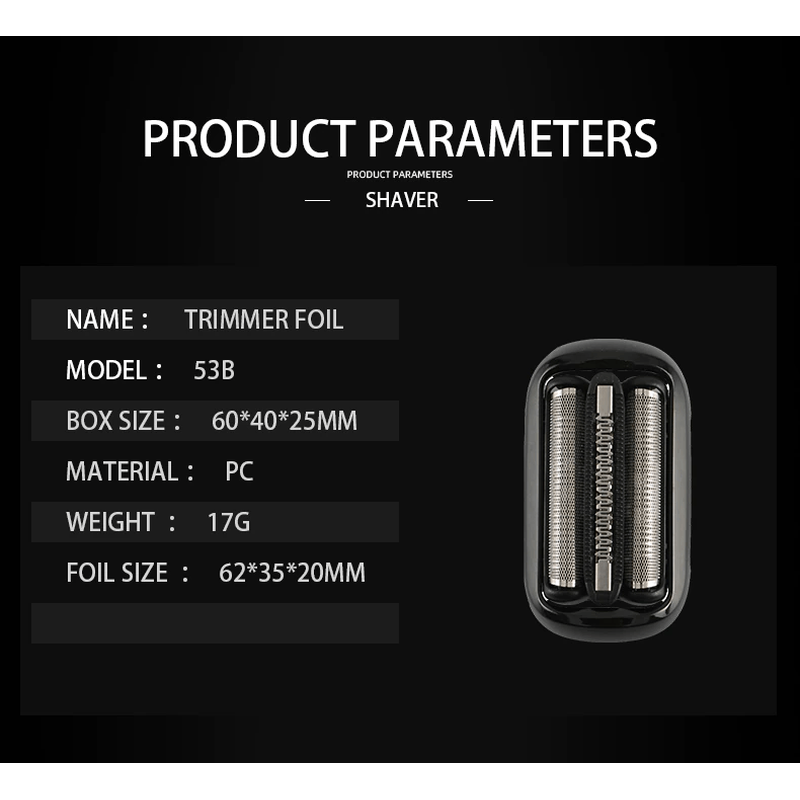 Replacement Series Compatible Foil Cutter Braun Shaver