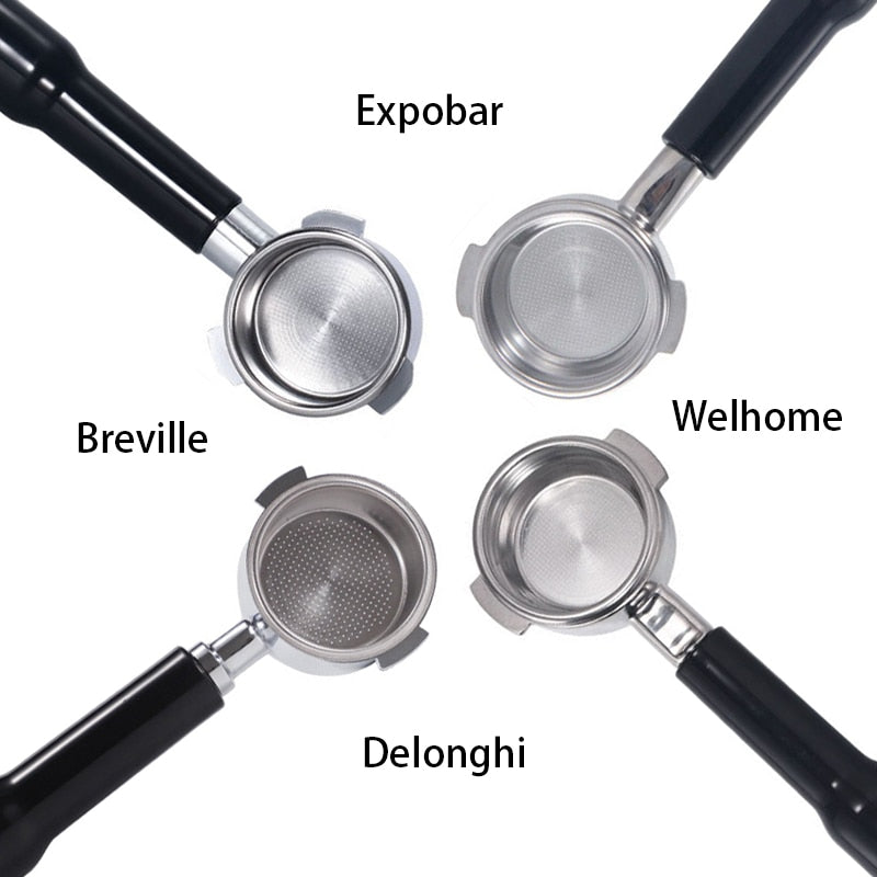 Breville compatible coffee portafilter with stainless steel basket