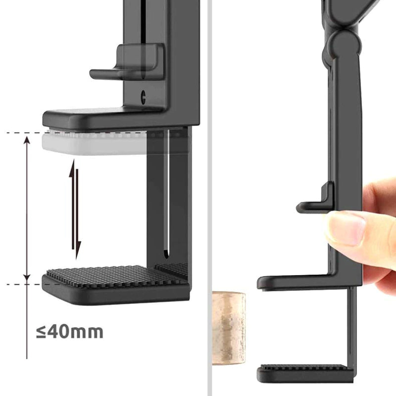 Adjustable travel phone holder in vertical position