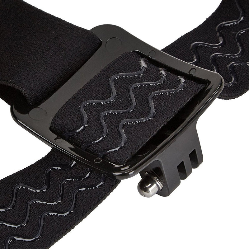 Adjustable head strap mount compatible with GoPro Hero