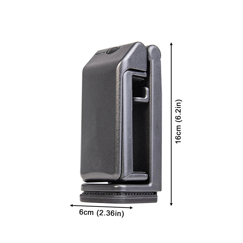 Compact phone clip for airplane and desk use